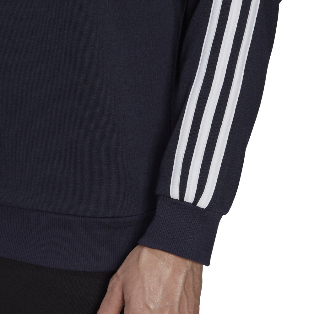 Мужская кофта теннисная adidas 3-Stripes French Terry Sweatshirt Men - Dark Blue, White