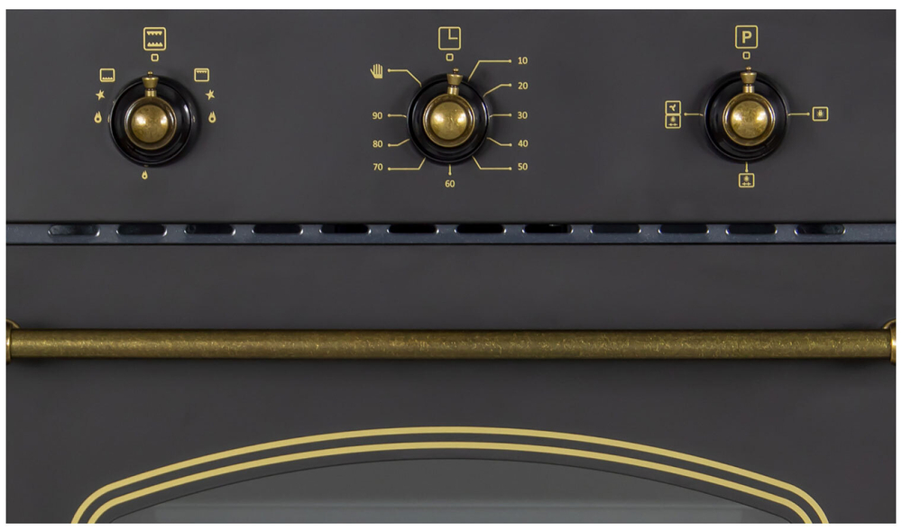 Газовый духовой шкаф MBS DG-607BL