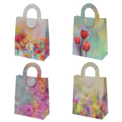 GAEM Пакет подарочный M (бумага 250г/м2, блок 12шт), L21 W10 H34 см, 4в.