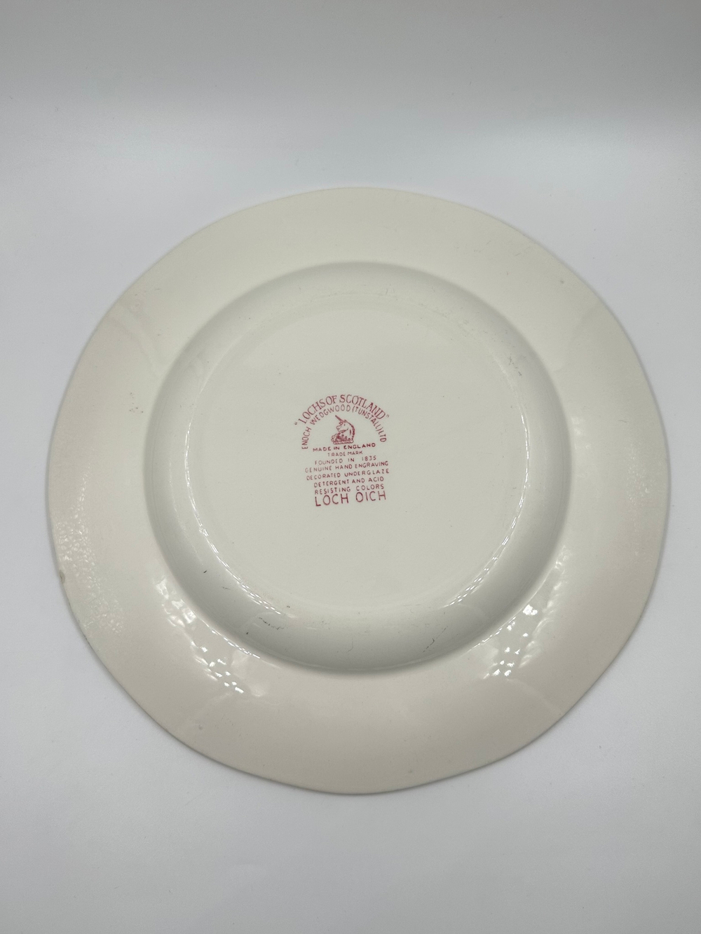 Тарелка Enoch Wedgwood, Lochs of Scotland