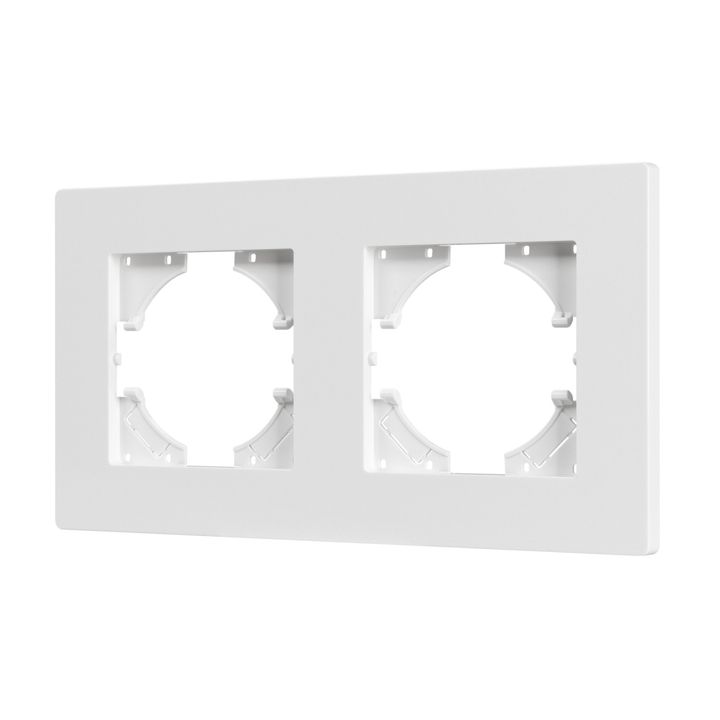 Рамка пластиковая FRM-PERIO-PL-2-WH Arlight 049750