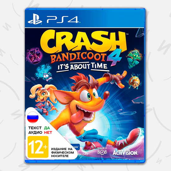Игра Crash Bandicoot 4: It's About Time \ Это Вопрос Времени (PS4, русские субтитры)