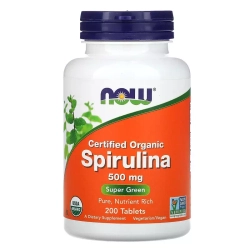 Now Foods Spirulina 500 mg 200 tabs / Органическая спирулина