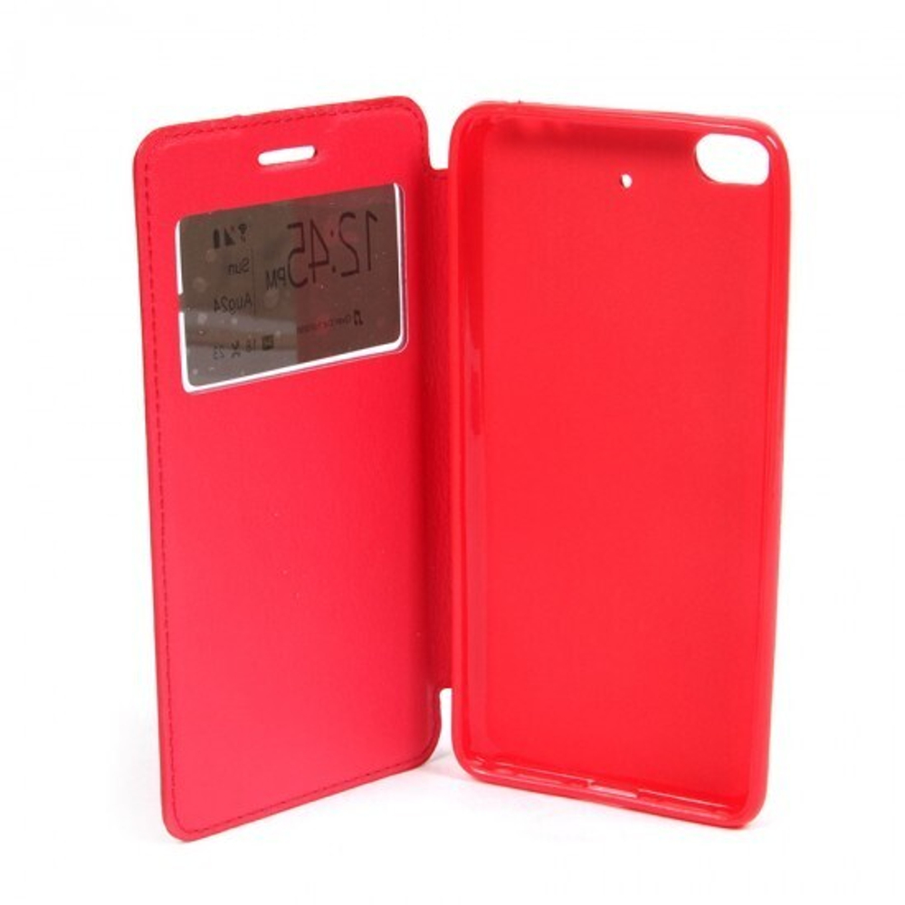 Чехол-книжка с магнитом для Xiaomi Mi5S, 007174-2 Красный