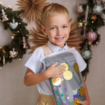 Набор для детского сада: кармашек, чехол, наклейки. Самосвал