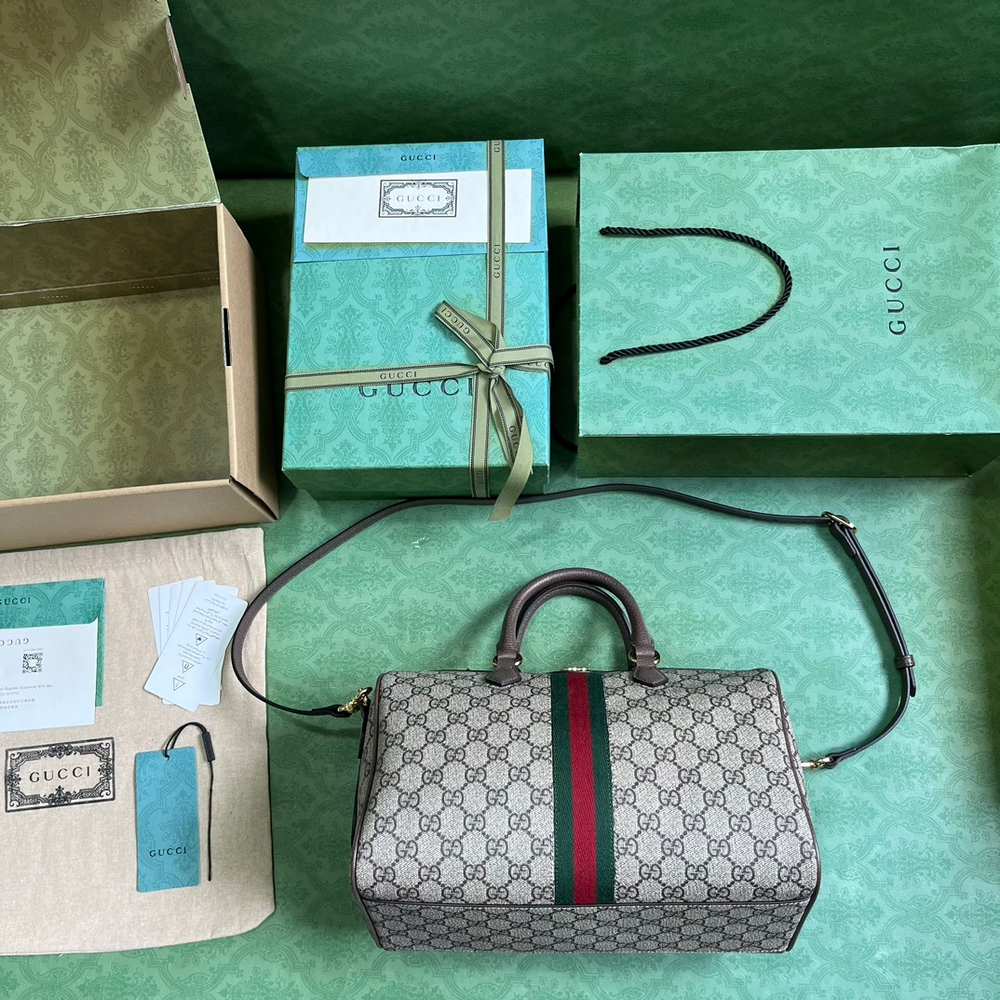 Gucci Ophidia GG Medium Top Handle Bag