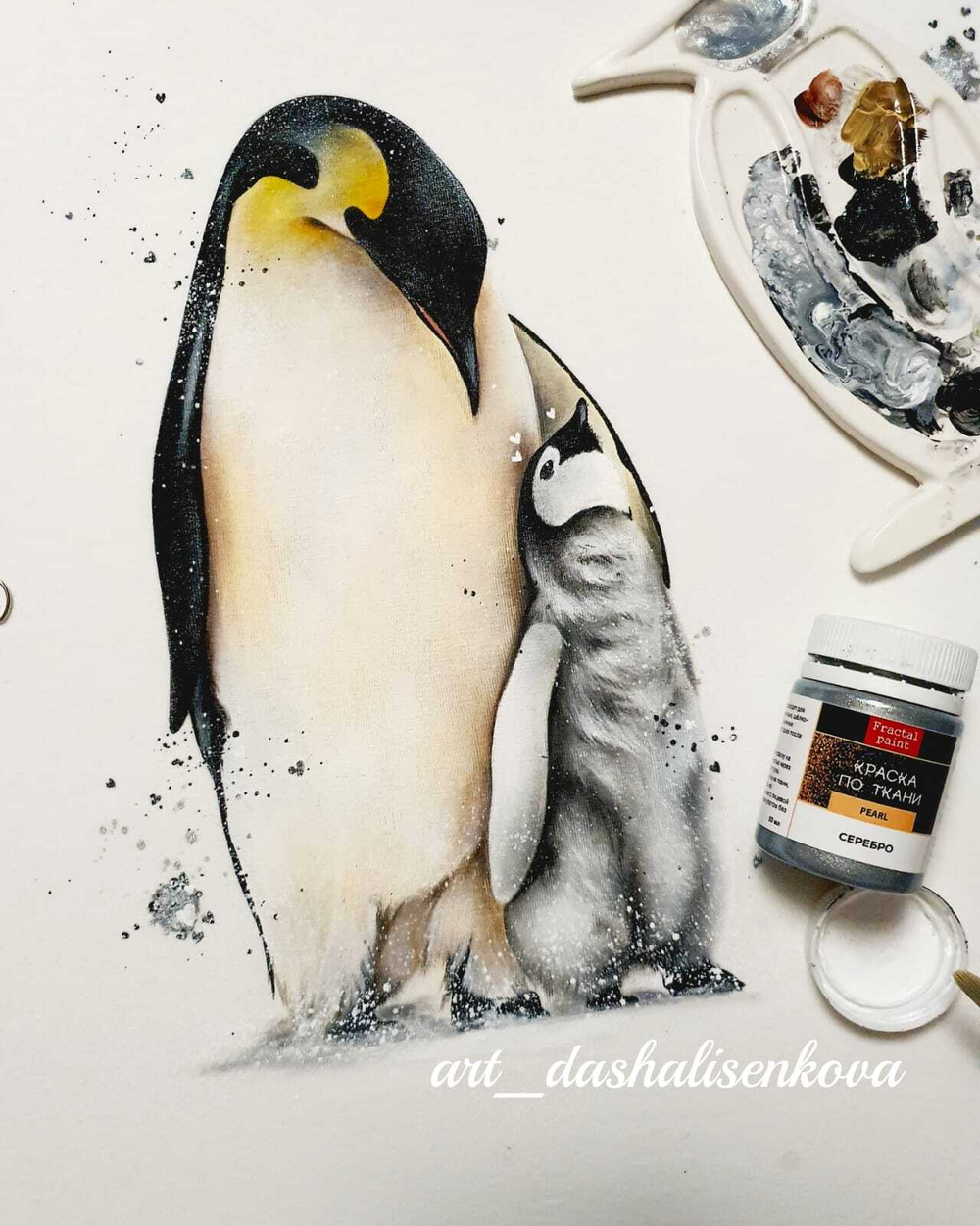 Грунт для красок по ткани «Белый»