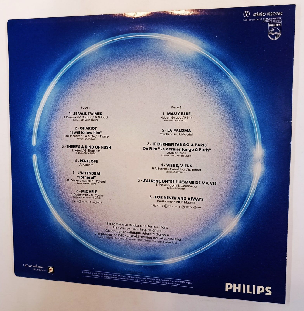 Винтажная виниловая пластинка Поль Мориа Le Grand Orchestre De Paul Mauriat Special Danse (France 1977)