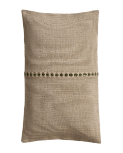 Zara Home наволочка декоративная из льна, зелёный, 30x50 см