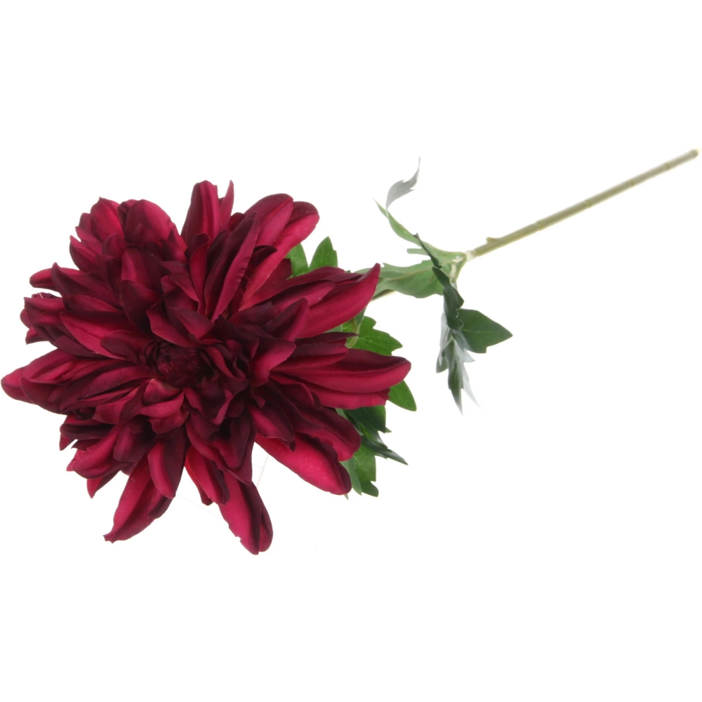 Цветок искусственный «Natur» 65см Георгин бордовый