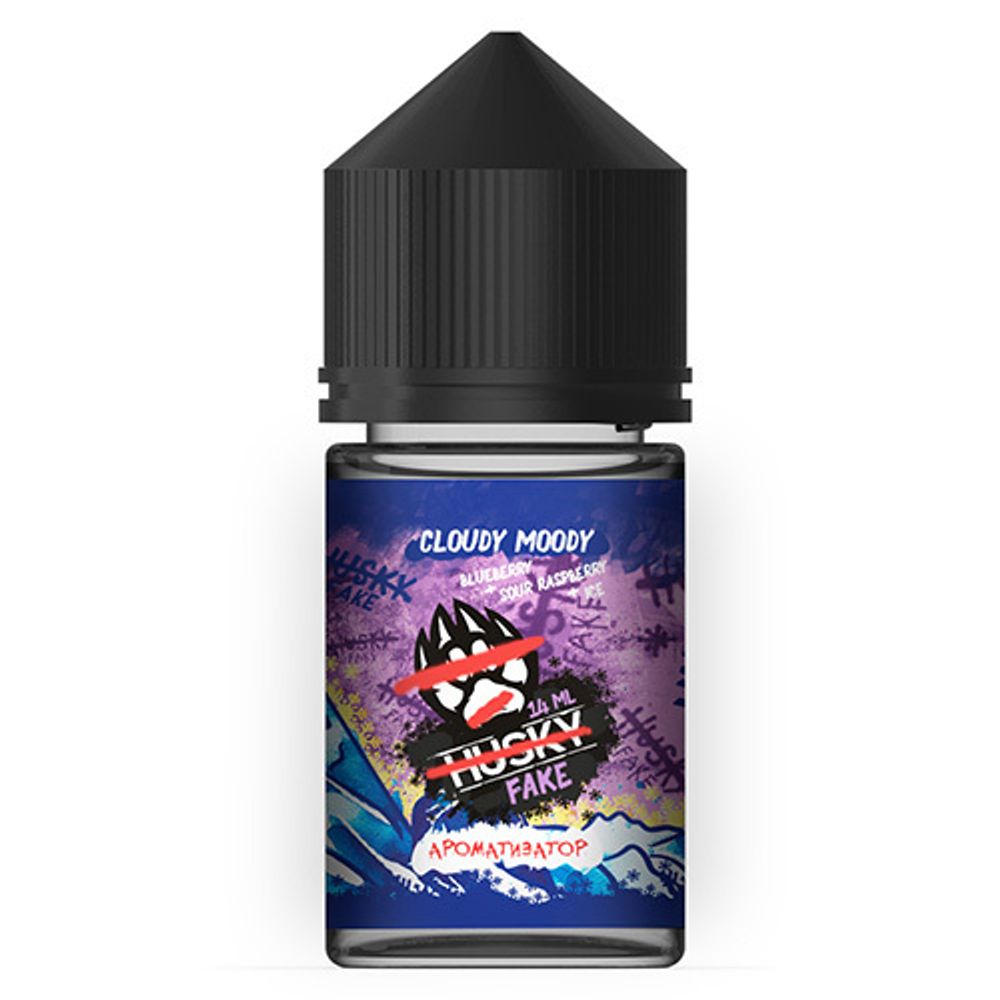Ароматизатор Husky Cloudy Moody (Черника, кислая малина, лед) 14мл