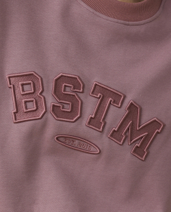 Свитшот boyfriend с объёмной вышивкой