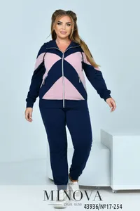 Костюм 17-254-синий-пудра Minova