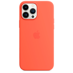 Силиконовый чехол с поддержкой MagSafe Apple Silicone Case для iPhone 13 Pro Max, Nectarine (Спелый нектарин)
