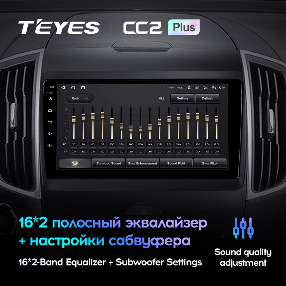 Teyes CC2 Plus 9"для Ford Edge 2 2015-2018