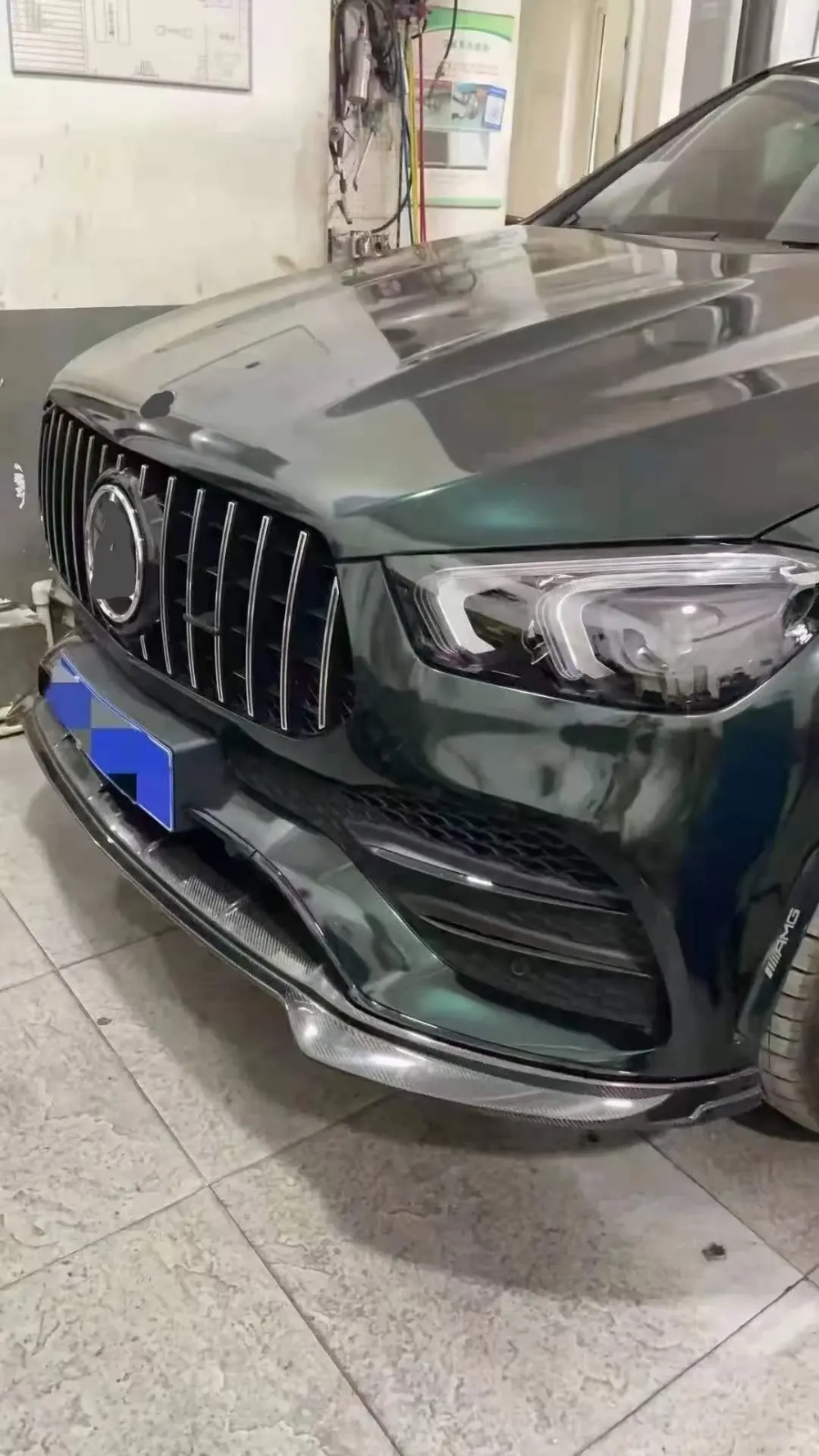 Карбоновый обвес для Mercedes-Benz GLE Coupe W167 C167 2020+ Рестайлинг АМГ Мерседес Бенц ГЛЕ класс