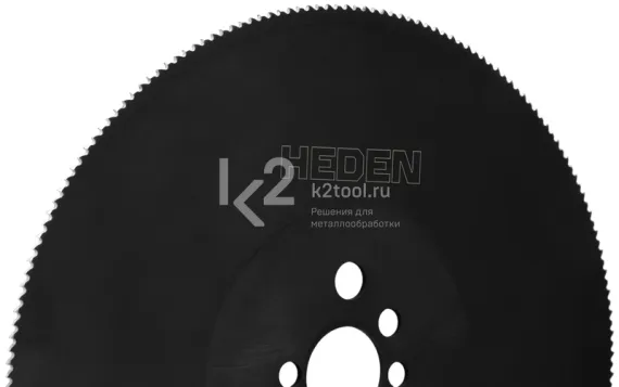 Диск пильный Heden из быстрорежущей стали HSS-DMo5 с покрытием Vapo, 250х2х32 мм, Z=200