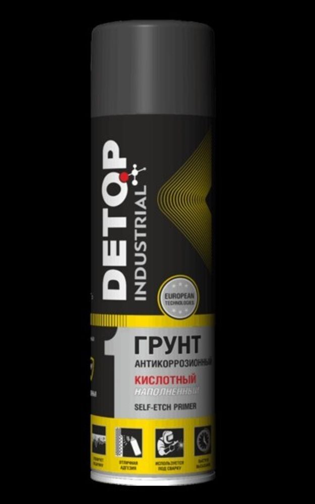 Грунтовка Антикор. кислотная 650 мл Красно-коричневая (аэрозоль) (DETOP)