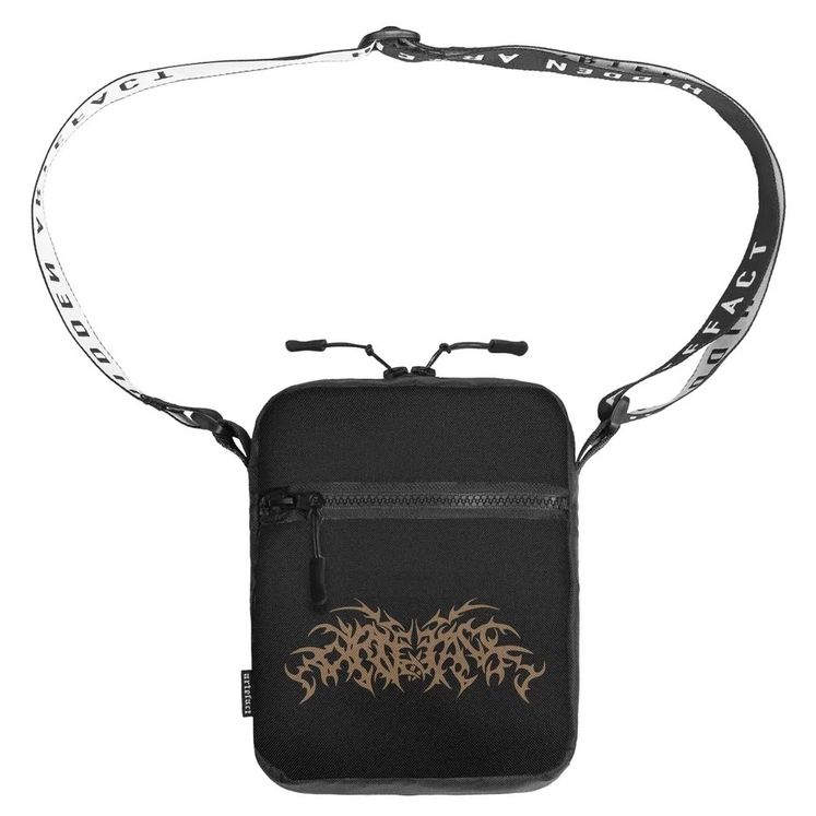 Сумка через плечо ATF Messenger Metal Logo, черный