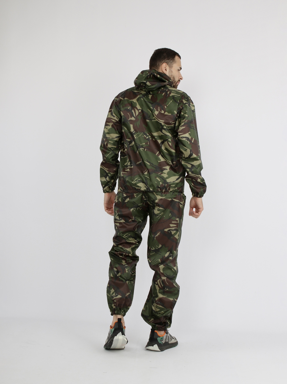 Костюм для активного отдыха Prival Ветровлагозащитный, мужской, хаки + кмф Кукла