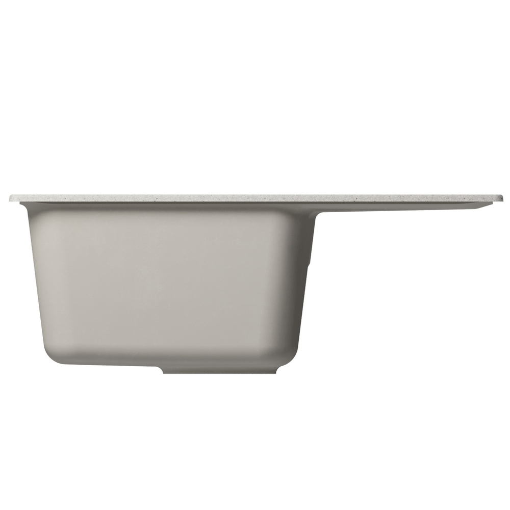 Мойка ML-GM26 КОМФОРТ с крылом, серая (310), 580*470*190мм
