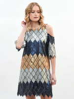 Платье женское в пайетках