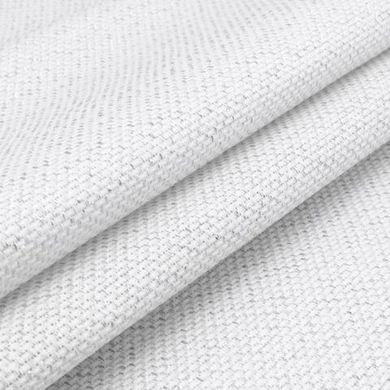 Канва Aida Star 14 ct ширина 110 см, 93% хлопок, 7% металлическое волокно, цвет №17 белый с серебрян