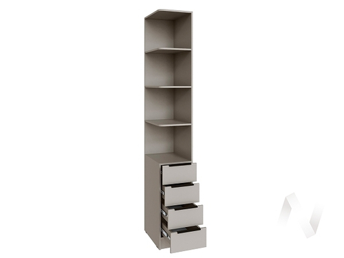 Угловое завершение Мадрид 0;35 с 4 ящ. левое (кашемир)