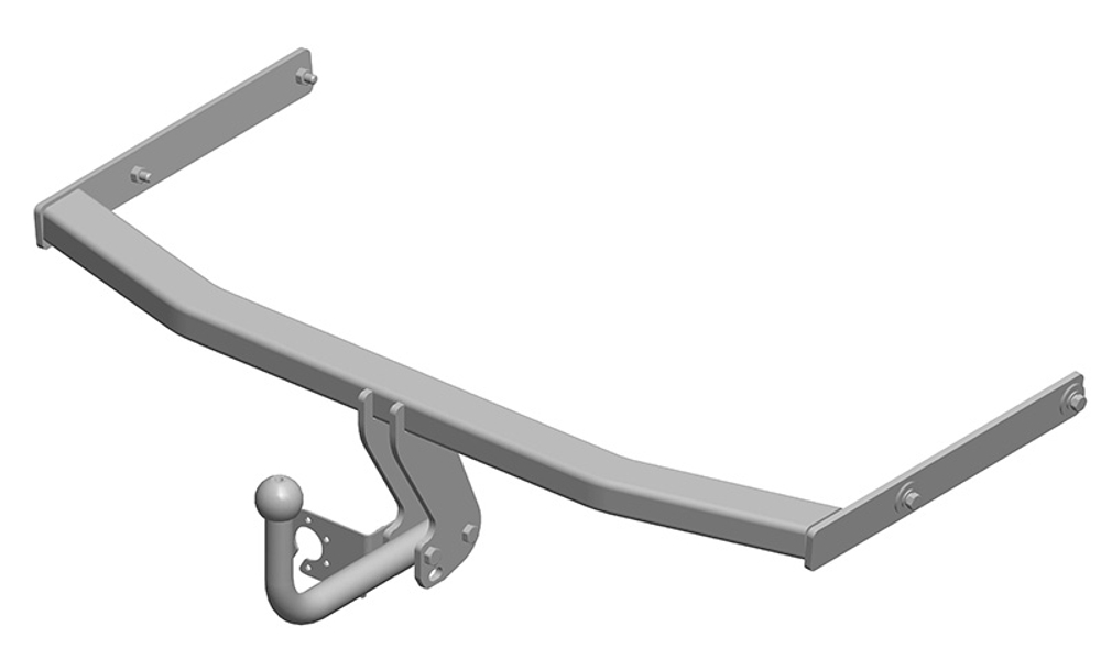 Фаркоп для Skoda Octavia лифтбек/универсал 2004-2013 Тип шара: A. Нагрузки: 1500/75 кг, SK 09