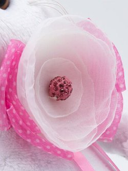 Мягкая игрушка Ли-Ли с цветком 24см