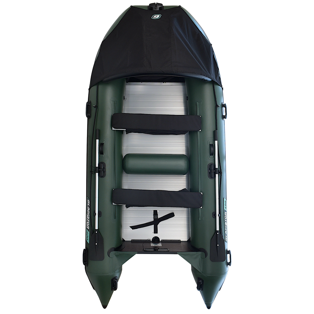 Лодка ПВХ Gladiator Professional D370AL с алюминиевым полом -