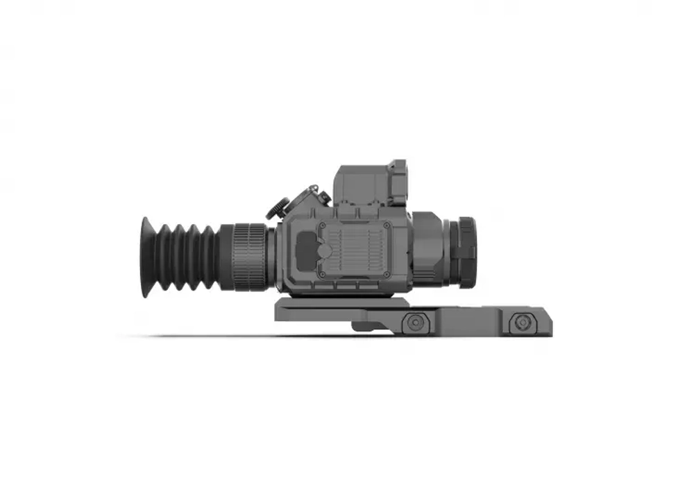 Тепловизионный прицел с дальномером LZIRTEK Perun 635L с креплением Weaver