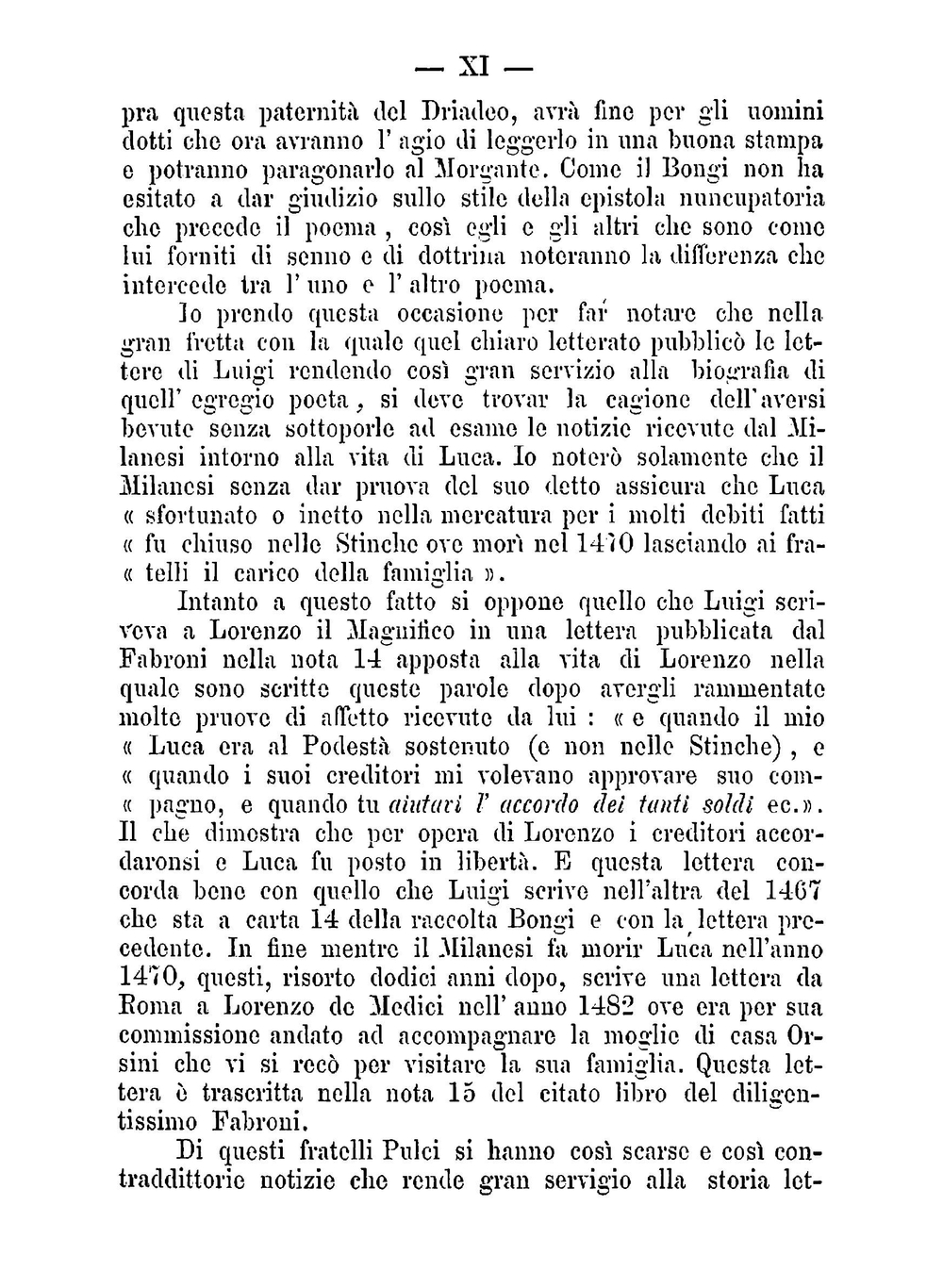 Il driadeo | Luca Pulci