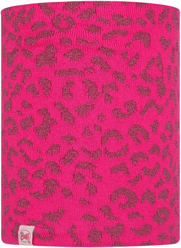 Вязаный шарф-труба с флисом детский Buff Neckwarmer Knitted Polar New Alisa Pump Pink Фото 1