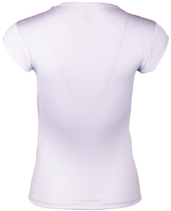 Женская теннисная футболка Monte-Carlo Country Club Print Tech T-Shirt - разноцветный