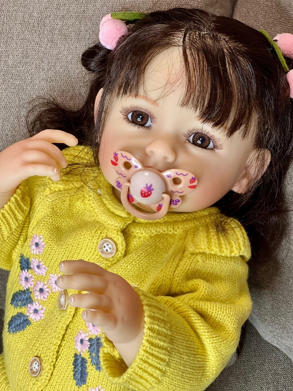 Кукла Реборн виниловая 55см в пакете (FA-308)