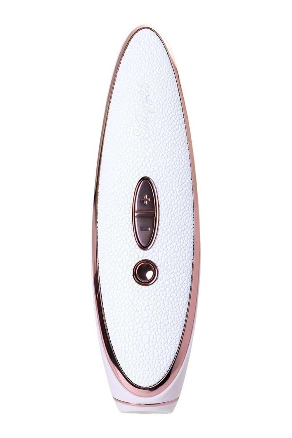 Вакуумно-волновой стимулятор Satisfyer Luxury Prêt-à-porter с вибрацией (Цвет: белый с розовым)