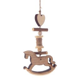 GAEM Украшение новогоднее "Лошадка", L8 W1,5 H16 см, 4в.