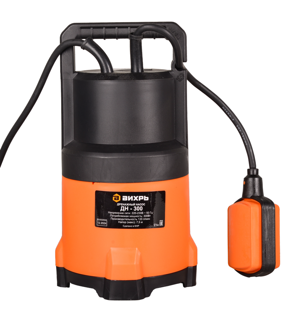 Дренажный насос Вихрь ДН-300