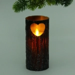 Сувенир с подсветкой «Свеча - LOVE» 7,5*17,5 см (работает от батареек 3 ААА)