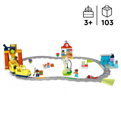 LEGO DUPLO Town - Большой интерактивный городской поезд 10428