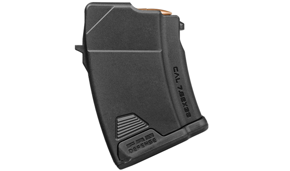 Магазин полимерный 7.62x39 на 10 патронов для AK, FAB Defense