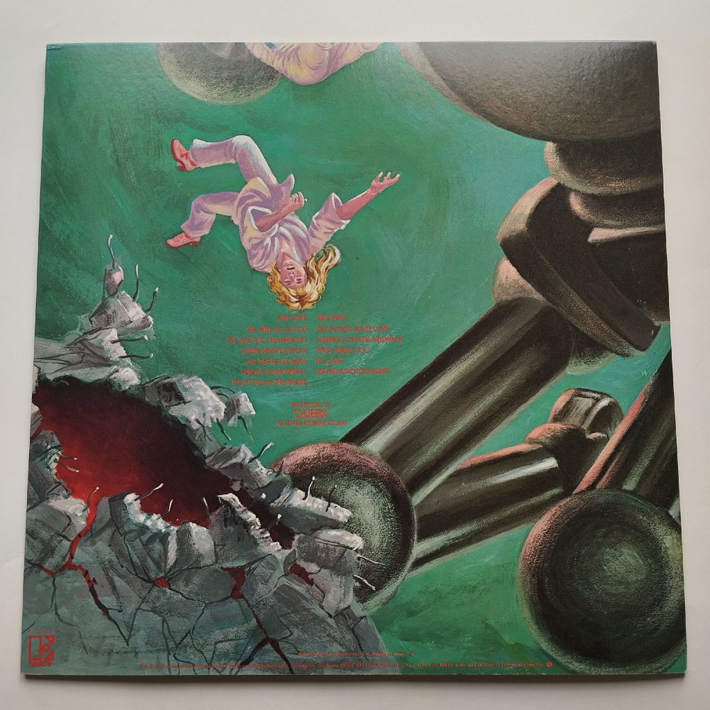 Винтажная виниловая пластинка LP Queen News Of The World (Japan 1977) (No Obi) We Will Rock You
