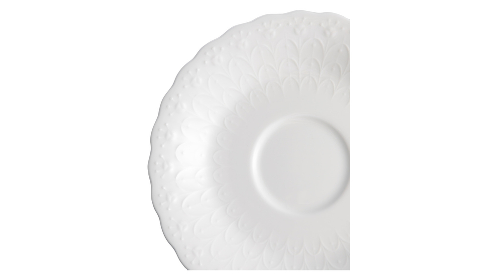 Чашка чайная с блюдцем 230мл Narumi Белый шелк