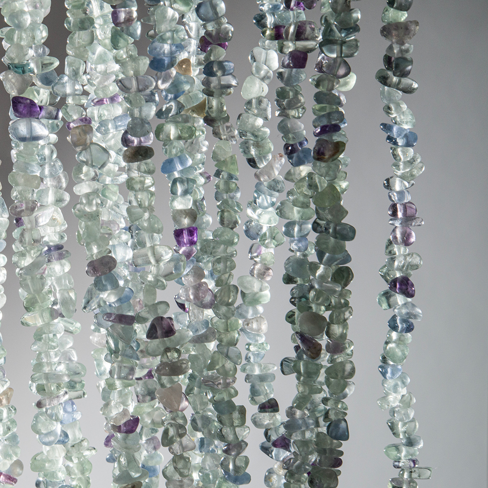 Флюорит натуральный, 4-9мм, фриформ