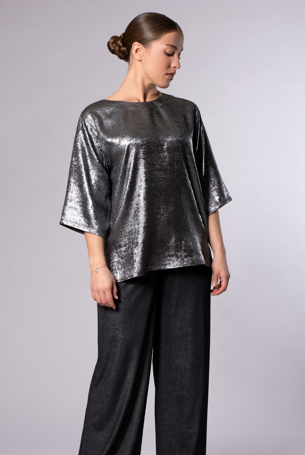 Блузка женская 4213ВП, Серебро #182Сер094213ВП