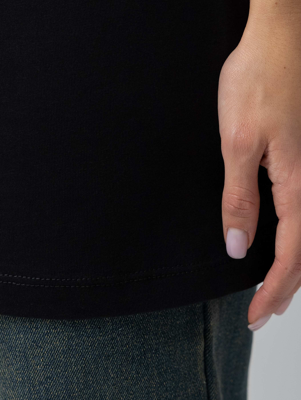 Футболка оверсайз с принтом длинная21