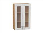 Шкаф верхний с 2-мя остекленными дверцами Лофт