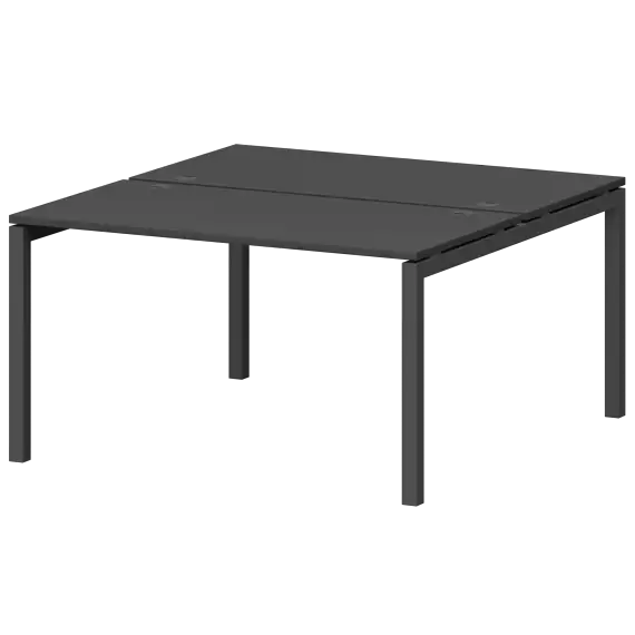 Бенч двойной на металлокаркасе СМС2-П-12К.149.Пр50  1200x1496x750 Смарт