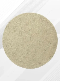 Войлочный круг для полировки под липучку 6х125 мм